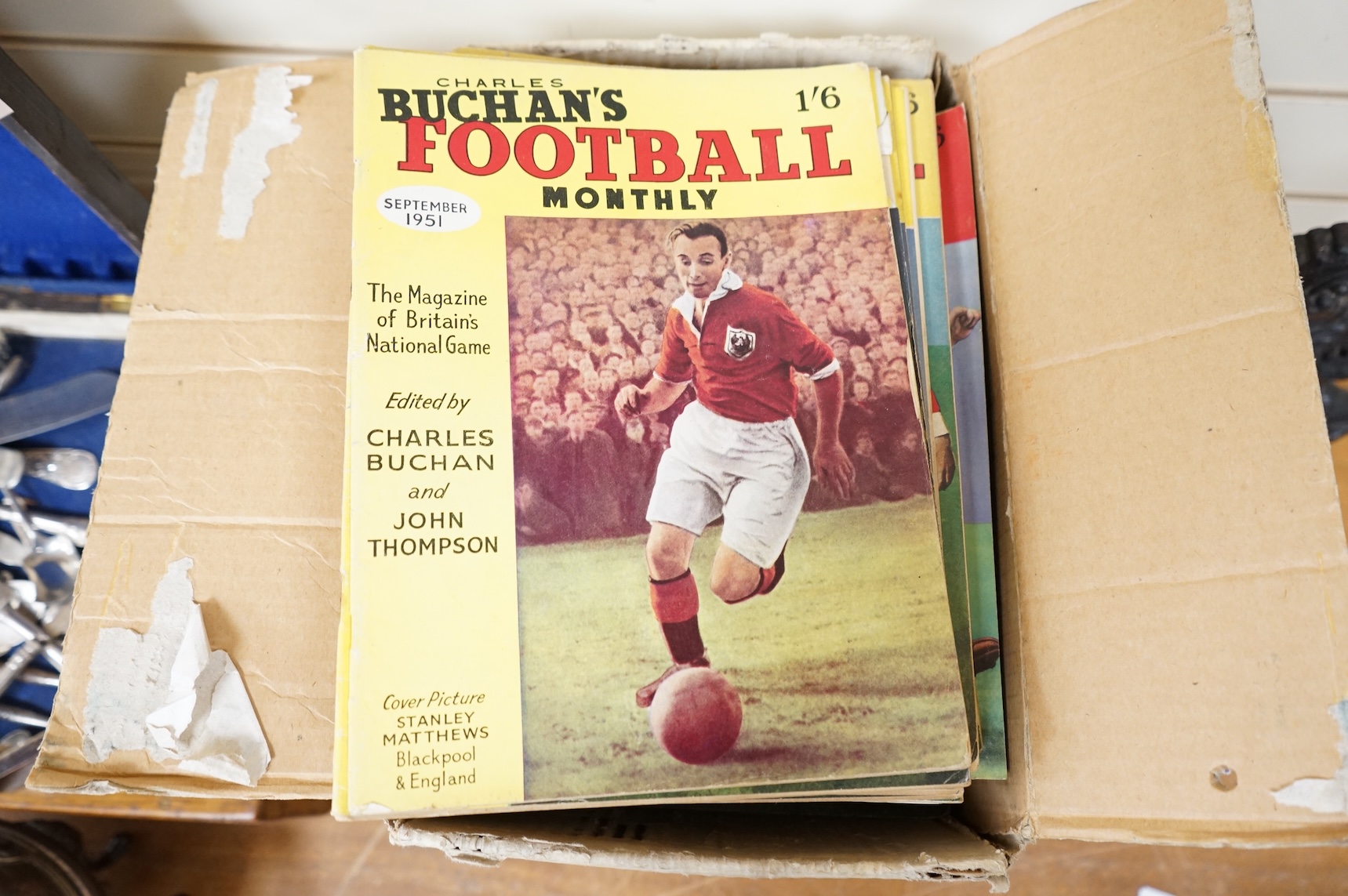 Charlie Buchan's Football Monthly, a complete run from Sept 1951 - Nov 1965